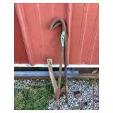 Assorted Metal and Wood Hand Tools