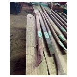 Lot of Assorted Iron Pry Bars