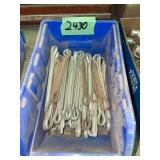 Lot of Fastener Hardware and Combination Wrench