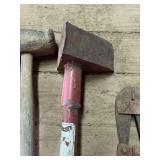 Lot of Assorted Hand Tools Including Hammers and Bolt Cutters