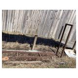 Metal Framed  Log rack