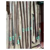 Lot of Assorted Metal Pry Bars