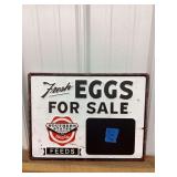 Eggs for sale sign