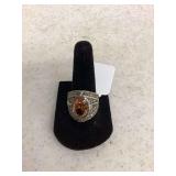 Honey Quartz 925 Size 8 (New)