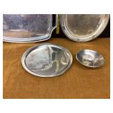 Pewter Plate, Bowl, Tray & Platter