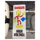 Danger High Voltage Sign
