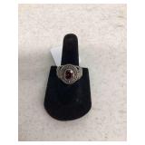 Cherry Quartz 925 Size 6 (New)