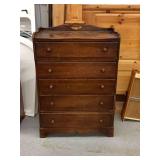 Wooden Five-Drawer Chest