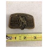 Illinois Mine Rescue Contest Belt Buckle