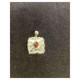 Pendant w/stone 925 (New)