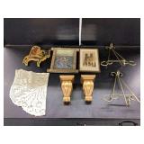 Brass Plate Holders, Prints, Dolly, Etc