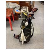 Golf Clubs and Bag