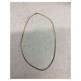 24” Necklace (Can’t make out markings)