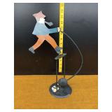 Metal Balancing Acrobat Sculpture