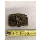 1984 Illinois Mine Rescue Belt Buckle