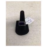 Amethyst Quartz 925 size 7 (New)