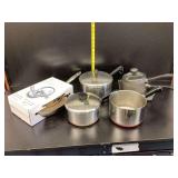 Assorted Cookware Set Including Anolon and Living Quarters
