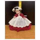 Collectible Doll in Period Dress with Hat