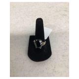 Black Quartz 925 Size 8 (New)