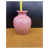 Pink Ceramic Vase - USA - Marked 446