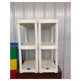 Two plastic Shelves