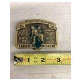Illinois Mine Rescue Contest 1996 Belt Buckle