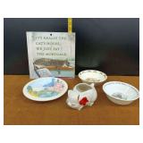 Decorative Bowls, Planter, and Wall Art Assortment