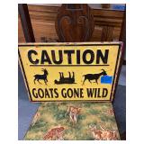 Caution Goats gone wild
