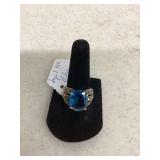 Blue Quartz 925 size 8 (New)