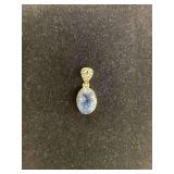 Blue Mystic Topaz 925 Pendant