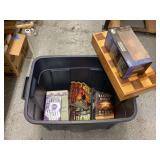 Books, Wooden Chess Set and Maisto Ford Mustang 1:24 Scale Diecast Car