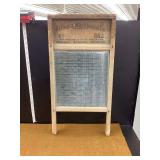 National Washboard Company Glass Washboard