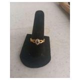 10k Sapphire Ring Size 7(?)