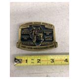 Illinois Mine Rescue Contest 1987 Belt Buckle