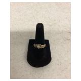 Engagement/Wedding Ring soldered together Size 7 Markings FR 14K