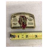 Illinois Mine Rescue Belt Buckle