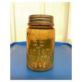 Amber Mason Jar