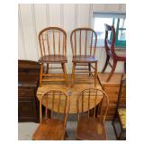Drop leaf Table and 4 chairs