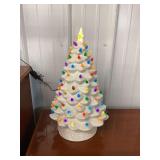 Ceramic Christmas Tree with Lights