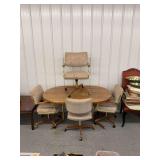 Mid Century Table and Chairs