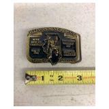 Illinois Mine Rescue Contest Belt Buckle 1989