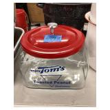 Enjoy Tom’s Toasted Peanuts Jar