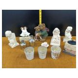 Figurines, Decorative Glass, and Table Decor