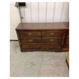 Wooden Six-Drawer Dresser