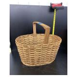 Woven Splint Basket with Handle