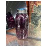 Purple Mason Jar