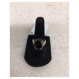 Cherry Quartz 925 Size 6 3/4 (New)