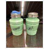 Jadeite Salt & Pepper Shakers