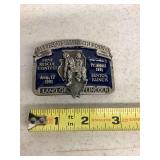 Illinois Mine Rescue Belt Buckle