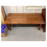 Table 48” W x 22” D x 17” T